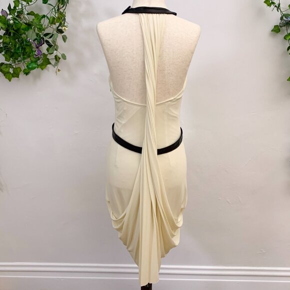 Rag & Bone Black Rowan Draped Dress Size 2 - Picture 3 of 14